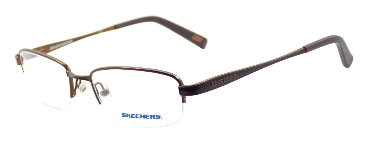 SKECHERS SK 3100 OR Men's Eyeglasses Frames 51-18-135 Matte Orange / Brown +CASE