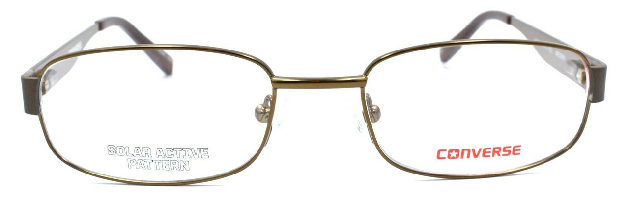 2-CONVERSE K005 Kids Boys Eyeglasses Frames 49-17-135 Brown + CASE-751286247329-IKSpecs