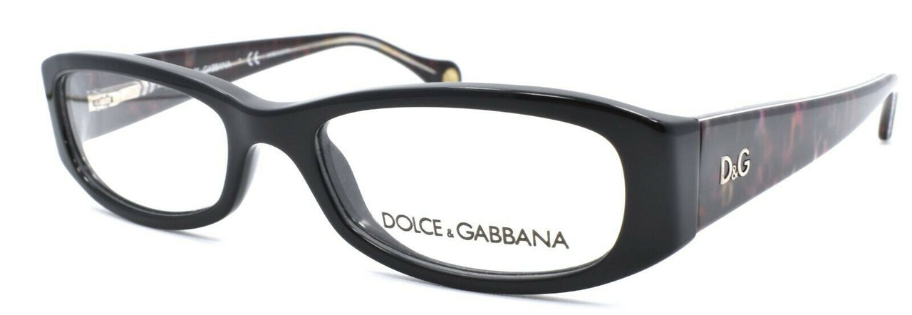 1-Dolce & Gabbana D&G 1228 1977 Women's Eyeglasses Frames Petite 48-16-135 Black-679420461007-IKSpecs