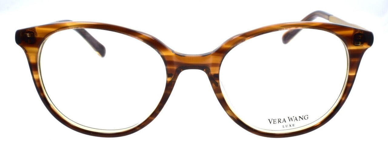 Vera Wang Bergee TA Women's Eyeglasses Frames 50-18-135 Brown w/ Crystals