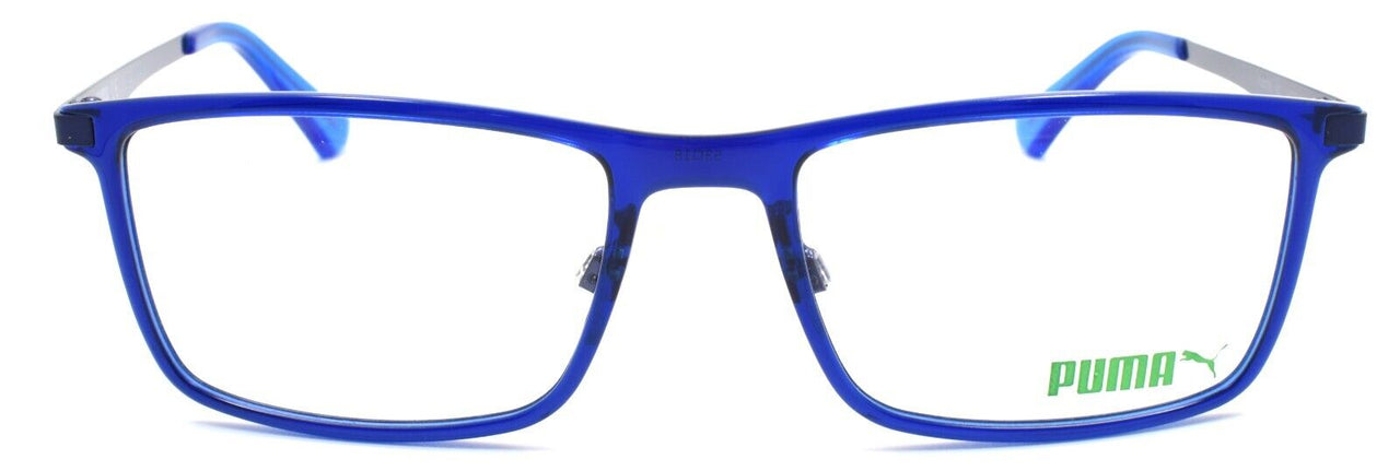 2-PUMA PU0079O 002 Men's Eyeglasses Frames 53-18-140 Blue-889652029788-IKSpecs