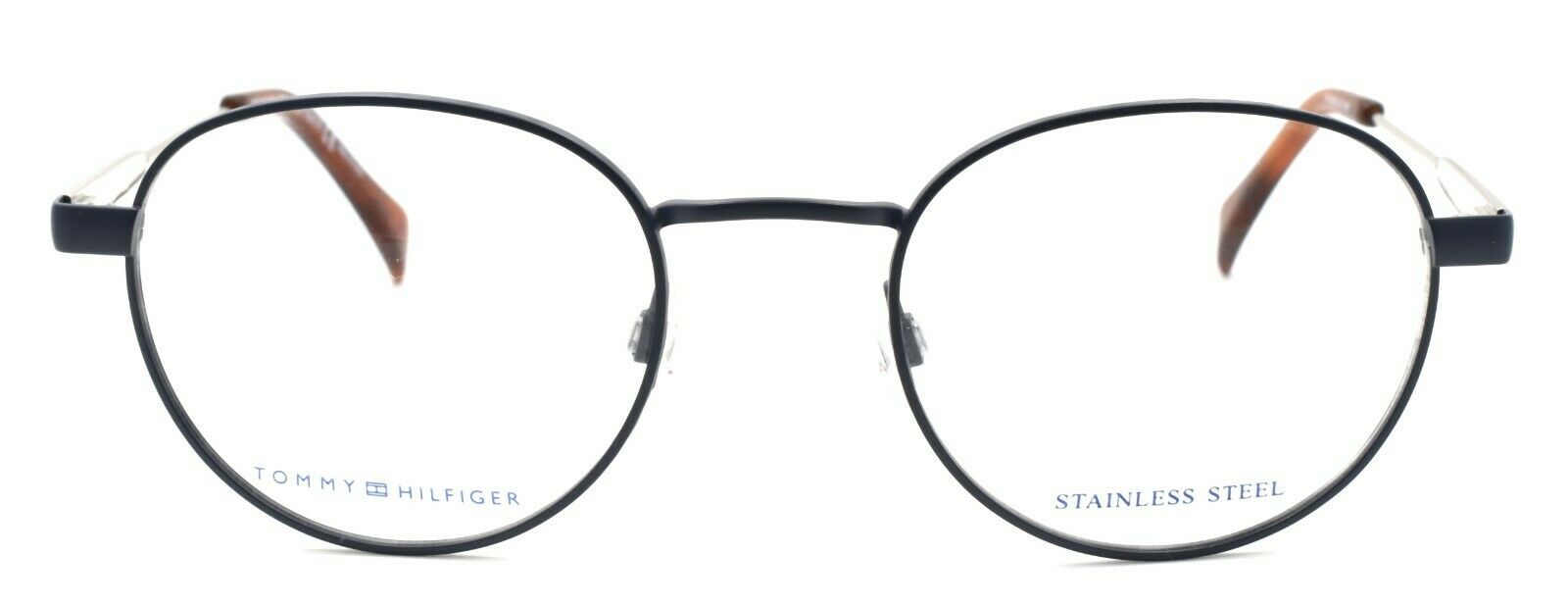 2-TOMMY HILFIGER TH 1309 0JI Unisex Eyeglasses Frames 49-21-145 Blue + CASE-762753061256-IKSpecs