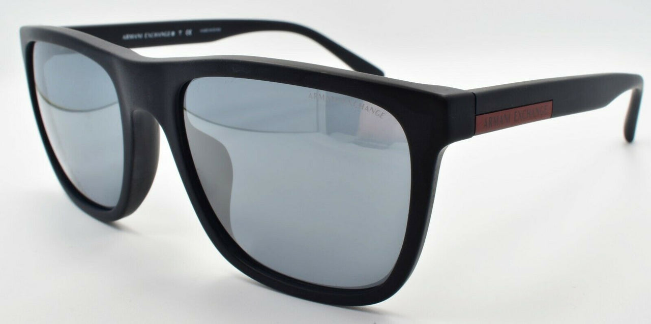 1-Armani Exchange AX4080SF 80786G Men's Sunglasses Matte Black / Gray-8053672955439-IKSpecs