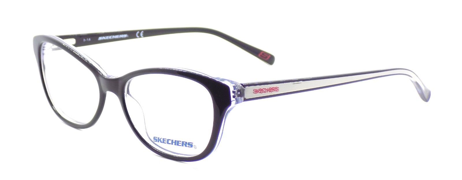 1-SKECHERS SE2123 003 Women's Eyeglasses Frames Cat-eye 53-15-135 Black + CASE-664689778041-IKSpecs