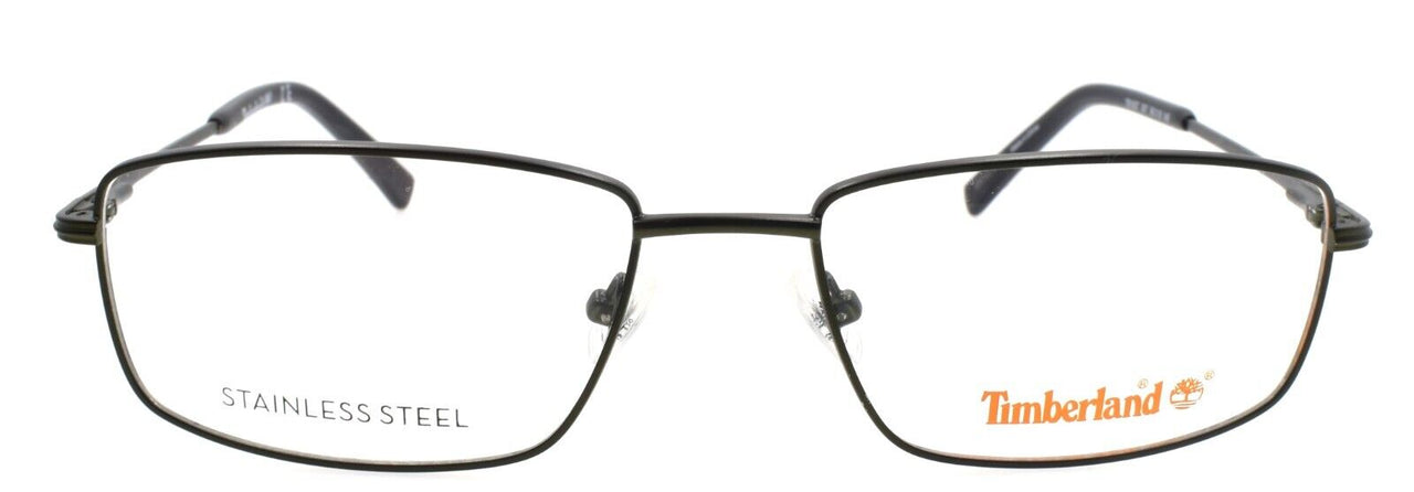 TIMBERLAND TB1607 097 Men's Eyeglasses Frames Large 56-18-145 Matte Dark Green