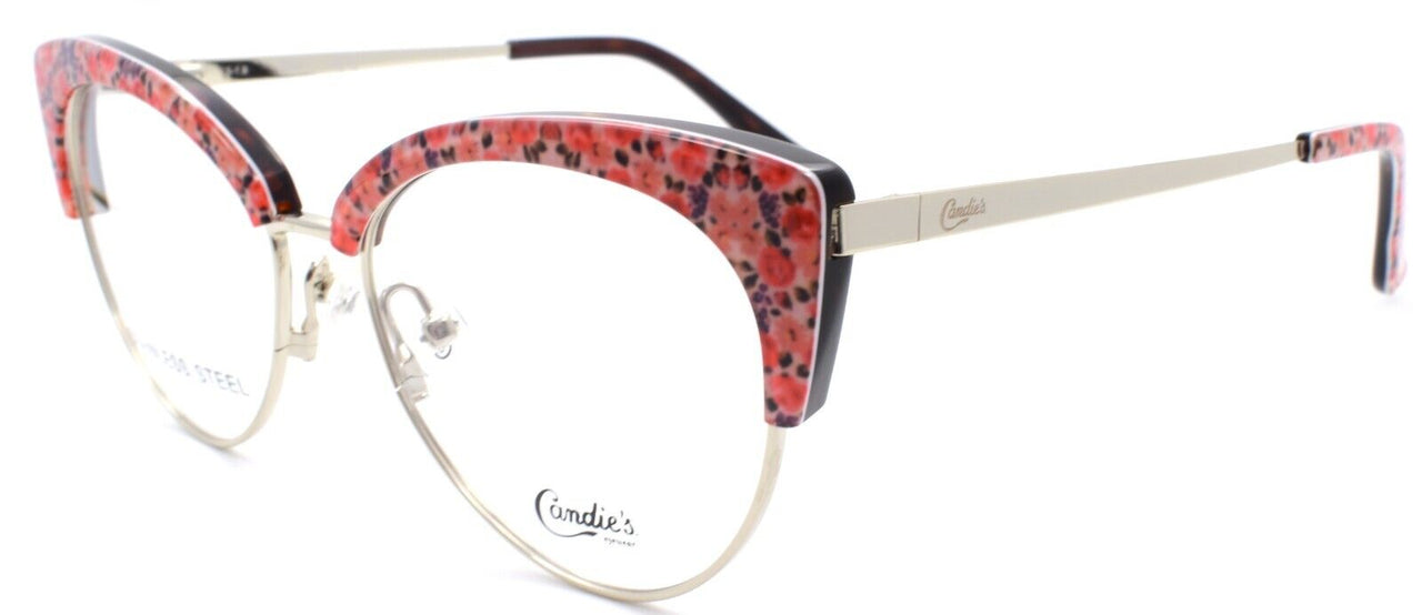 1-Candies CA0172 074 Women's Eyeglasses Frames Cat Eye 51-16-140 Pink / Silver-889214071507-IKSpecs