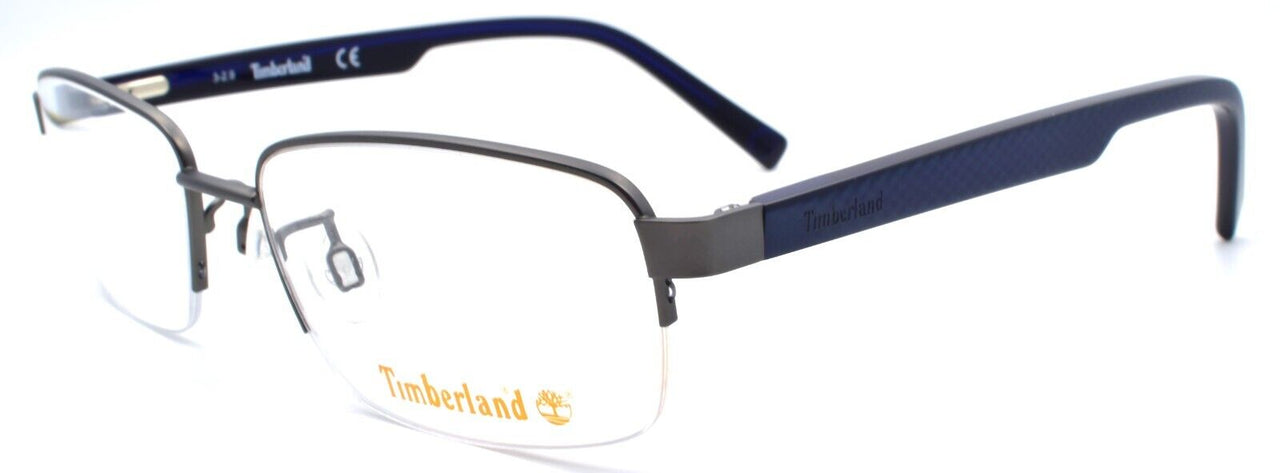 1-TIMBERLAND TB1548 009 Men's Eyeglasses Frames Half-rim 53-17-140 Matte Gunmetal-664689750054-IKSpecs