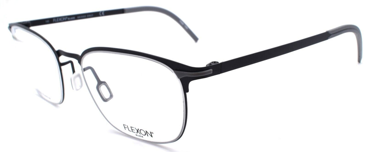 1-Flexon B2007 001 Men's Eyeglasses Black 50-19-145 Flexible Titanium-883900206723-IKSpecs
