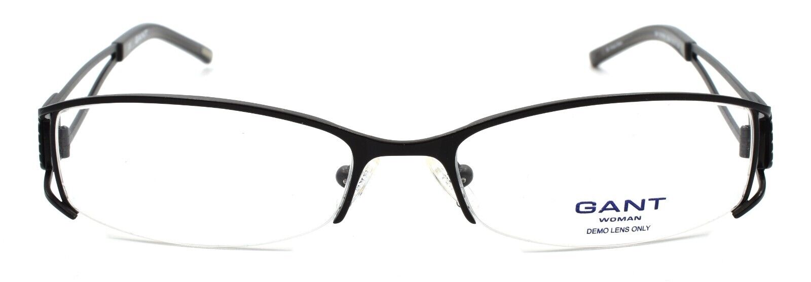 2-GANT GW Sienna SBLK Women's Eyeglasses Frames Half-rim 53-17-135 Satin Black-715583186330-IKSpecs