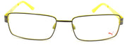 2-PUMA PE0014O 007 Men's Eyeglasses Frames 56-17-140 Ruthenium / Yellow-889652036595-IKSpecs