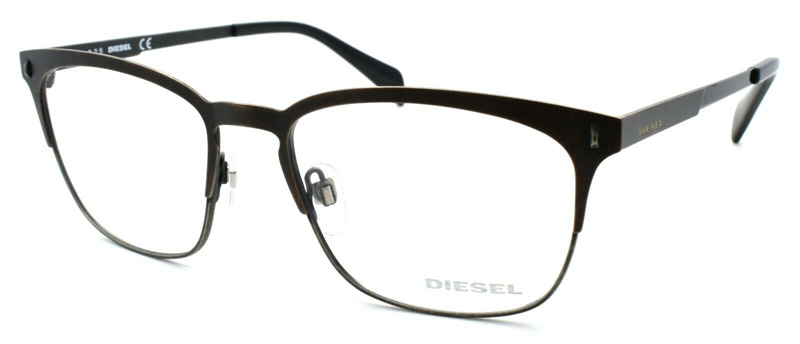 1-Diesel DL5121 038 Eyeglasses Frames Unisex 55-18-145 Vintage Bronze-664689666676-IKSpecs