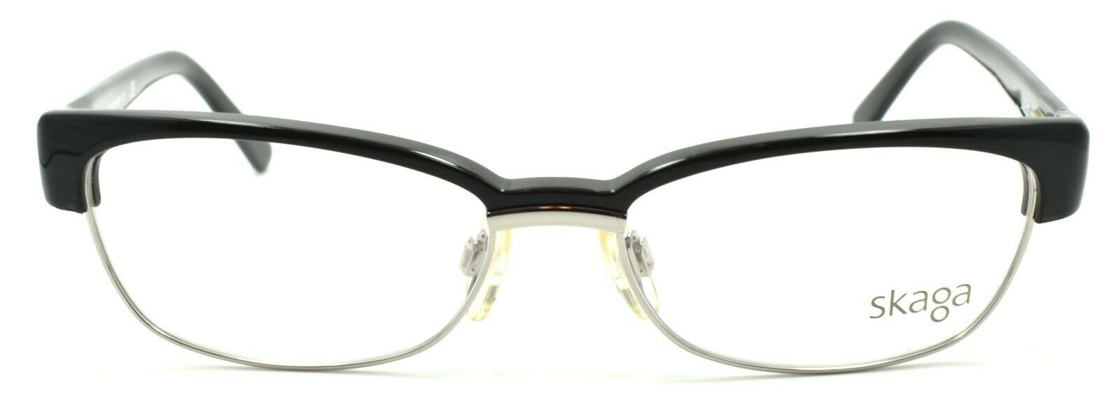 2-Skaga 3844 Anna 9501 Women's Eyeglasses Frames Cat Eye 51-15-135 Black-IKSpecs