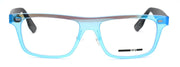 2-McQ Alexander McQueen MQ0025O 002 Unisex Eyeglasses Frame 53-17-145 Blue / Black-889652010724-IKSpecs