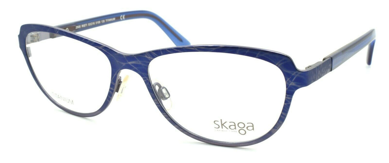 1-Skaga 2505 Risti 5109 Women's Eyeglasses TITANIUM 53-16-135 Purple-IKSpecs