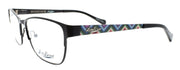 1-LUCKY BRAND L503 Women's Eyeglasses Frames 54-17-135 Black + CASE-751286277241-IKSpecs