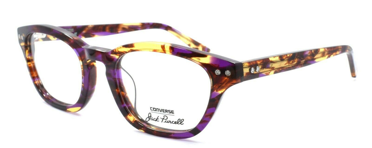 1-CONVERSE Jack Purcell P015 UF Eyeglasses Frames 48-20-140 Purple + CASE-751286280043-IKSpecs