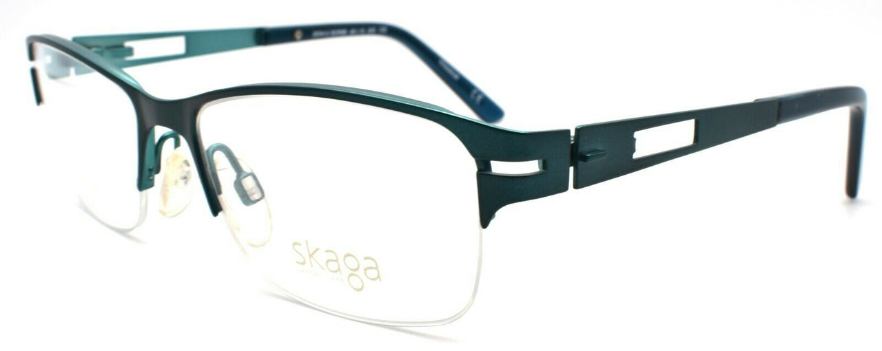 1-Skaga 2534-U Sormi 305 Kids Glasses Frames Half Rim TITANIUM 49-15-130 Green-IKSpecs