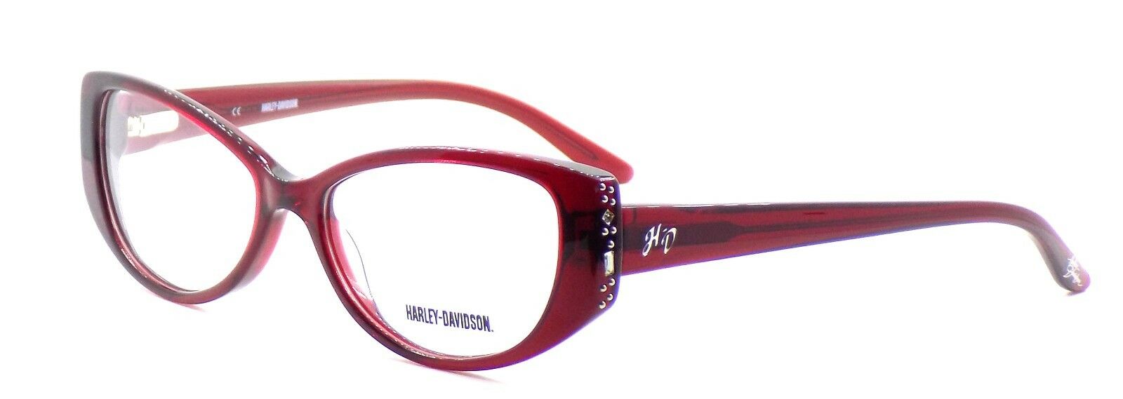 1-Harley Davidson HD514 RD Women's Eyeglasses Frames 51-15-135 Red + CASE-715583766563-IKSpecs
