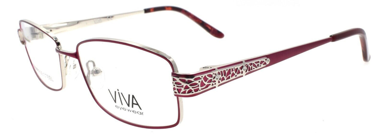 Viva by Marcolin VV4513 066 Women's Eyeglasses 52-17-135 Shiny Red