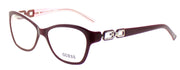 1-GUESS GU2405 RDPK Women's Plastic Eyeglasses Frames 51-15-135 Red / Pink + CASE-715583979949-IKSpecs