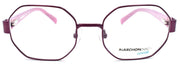 2-Marchon M-7001 505 Kids Girls Eyeglasses Frames Octagon 46-17-130 Plum-886895430333-IKSpecs