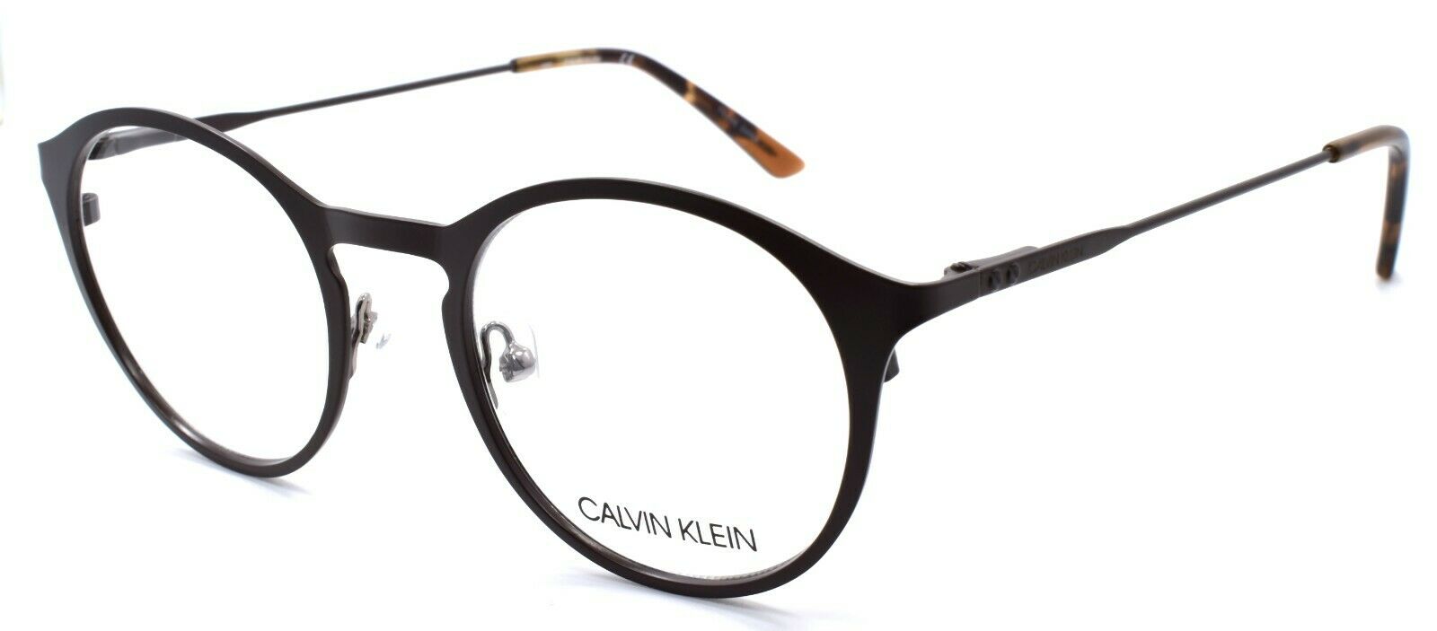 1-Calvin Klein C20112 201 Men's Eyeglasses Frames 47-20-150 Matte Dark Brown-883901127737-IKSpecs