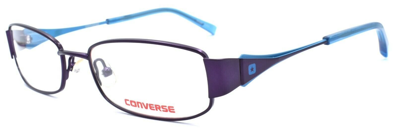 1-CONVERSE K002 Kids Eyeglasses Frames 50-17-135 Purple + CASE-751286244786-IKSpecs