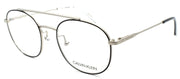 1-Calvin Klein C18123 001 Men's Eyeglasses Frames Aviator 50-19-140 Satin Black-883901104295-IKSpecs