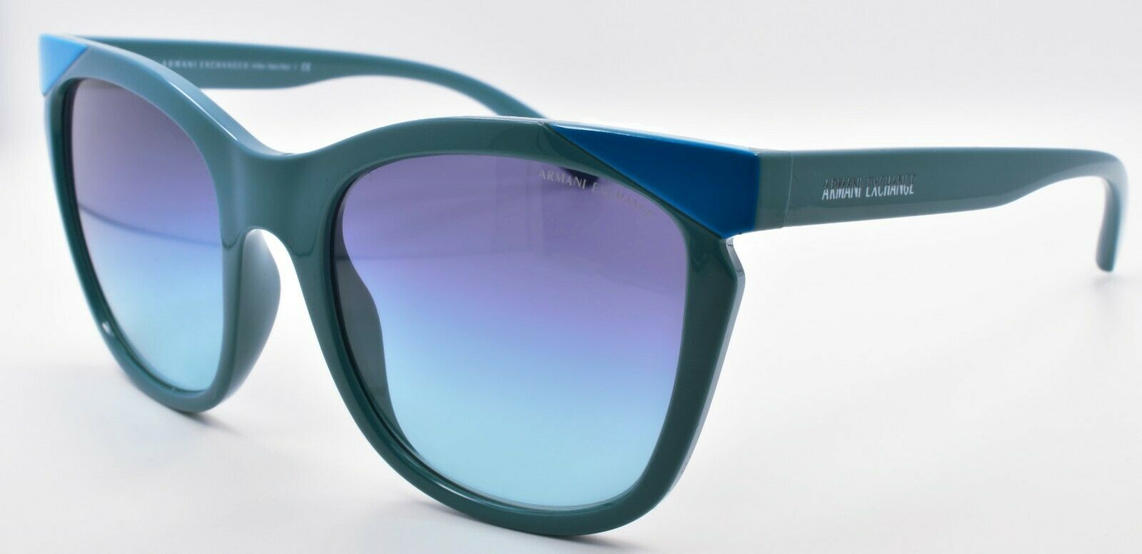 1-Armani Exchange AX4109S 82124S Women's Sunglasses Light Blue / Azure Gradient-7895653216822-IKSpecs
