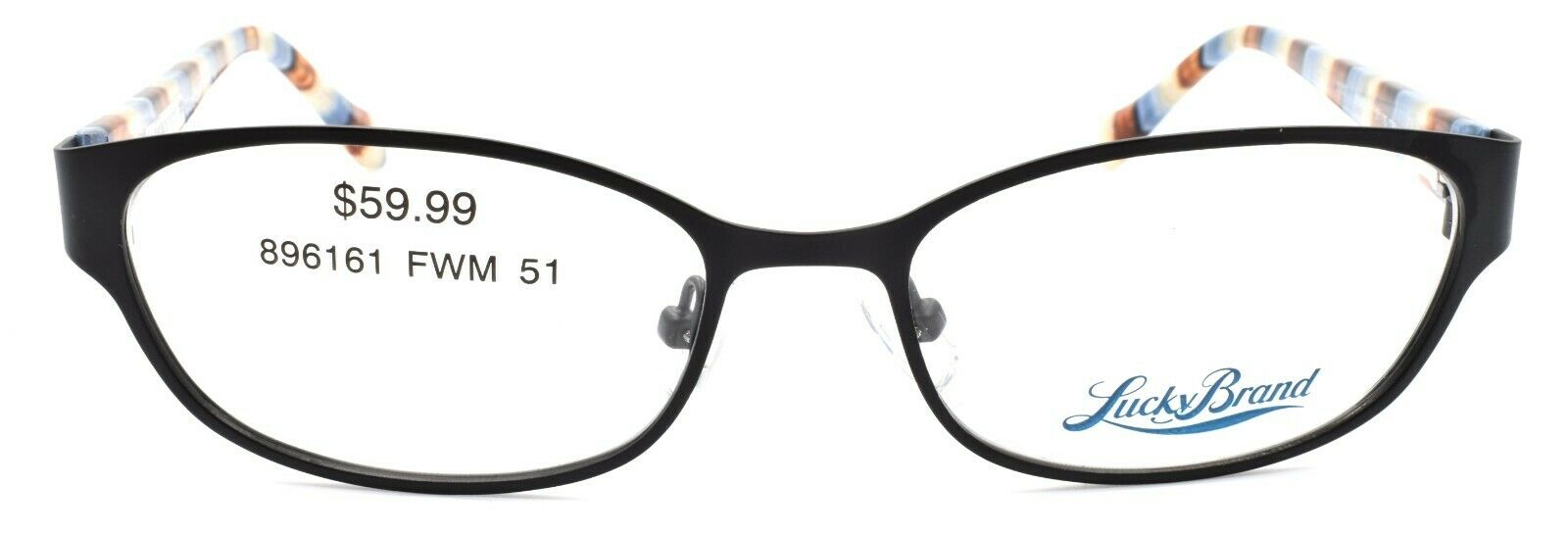 2-LUCKY BRAND L502 Women's Eyeglasses Frames 51-16-135 Black + CASE-751286277234-IKSpecs