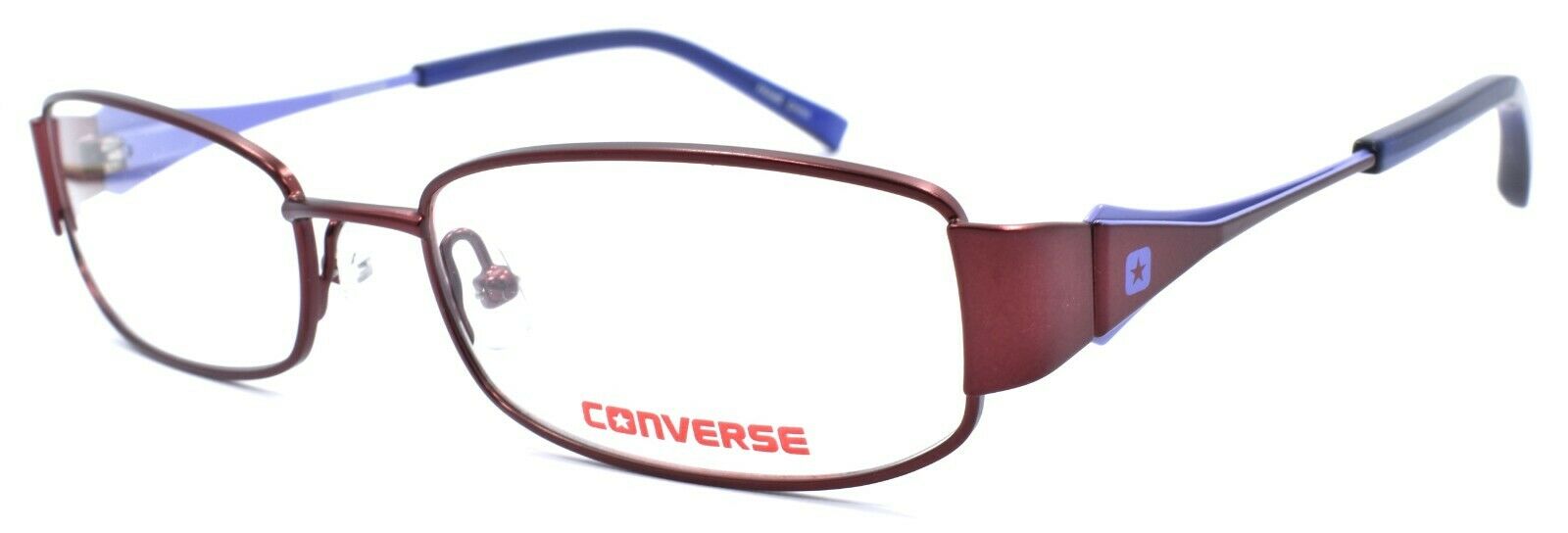 1-CONVERSE K002 Kids Eyeglasses Frames 50-17-135 Burgundy + CASE-751286244762-IKSpecs