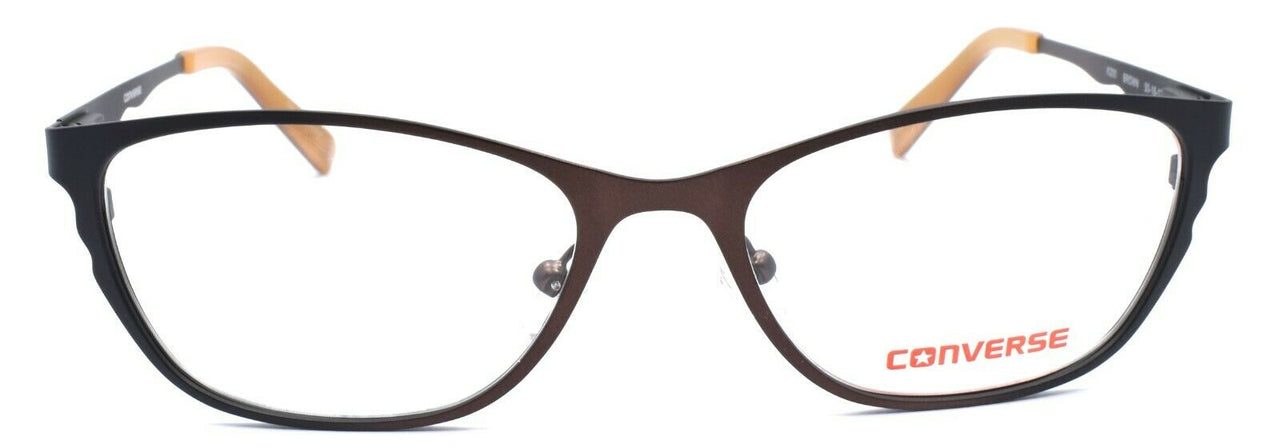 CONVERSE K200 Kids Girls Eyeglasses Frames 50-16-135 Brown + CASE