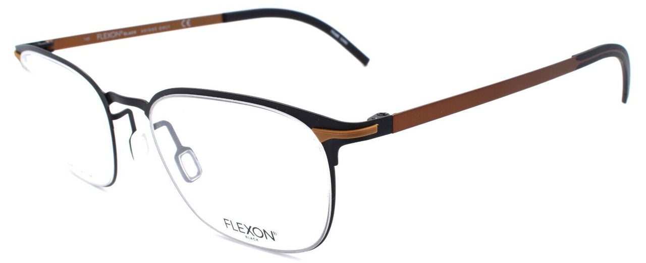 1-Flexon B2007 002 Men's Eyeglasses Black 50-19-145 Flexible Titanium-883900206716-IKSpecs