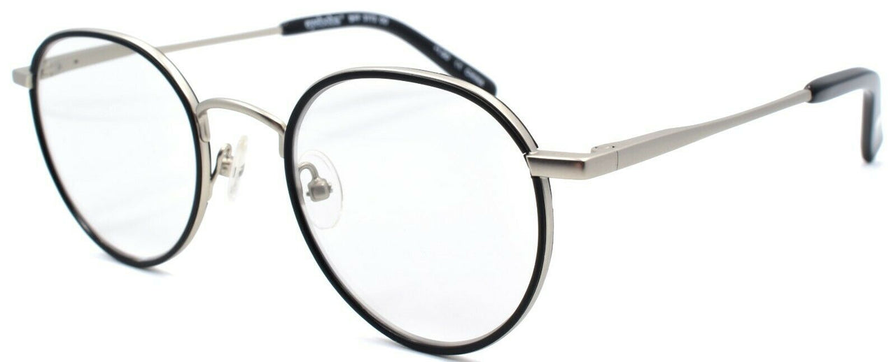 1-Eyebobs BFF 3173 00 Unisex Reading Glasses Black / Silver +1.00-842754169325-IKSpecs