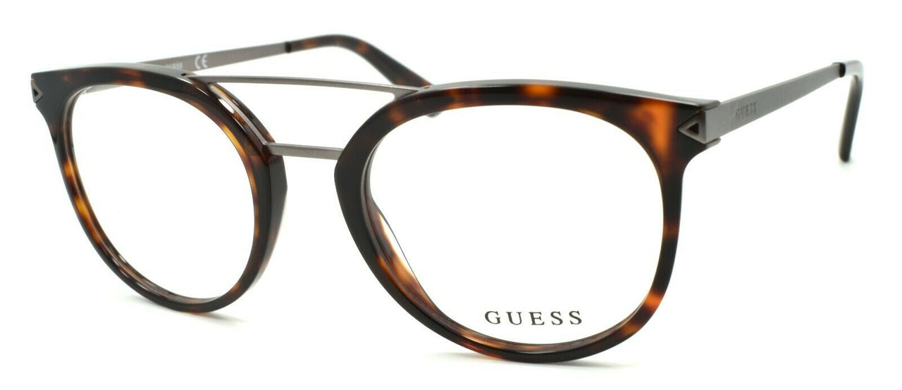 1-GUESS GU1964 052 Men's Eyeglasses Frames Aviator 50-20-145 Dark Havana + CASE-889214012579-IKSpecs