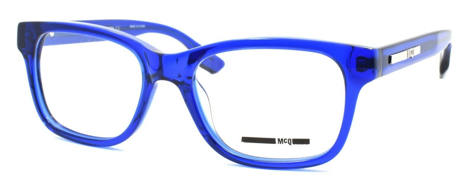 1-McQ Alexander McQueen MQ0032O 004 Women's Eyeglasses Frames 51-18-145 Blue-889652011479-IKSpecs