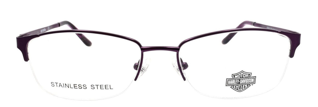 Harley Davidson HD0541 083 Women's Eyeglasses Half-rim 55-17-135 Violet