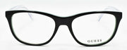 2-GUESS GU2585 005 Women's Eyeglasses Frames Cat-eye 52-17-135 Black / Clear +CASE-664689837342-IKSpecs