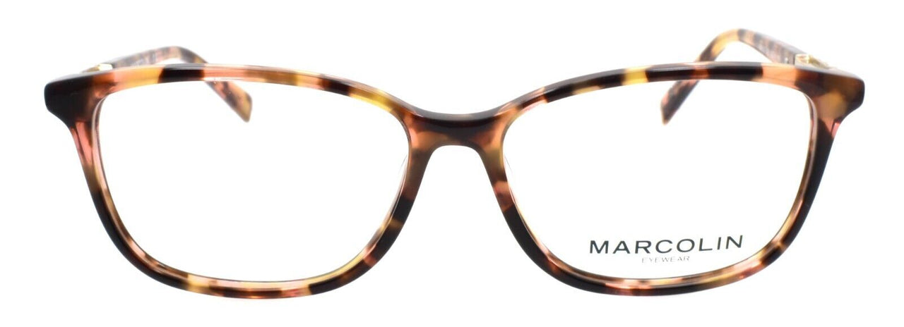 Marcolin MA5027 053 Women's Eyeglasses Frames 53-14-140 Blonde Havana