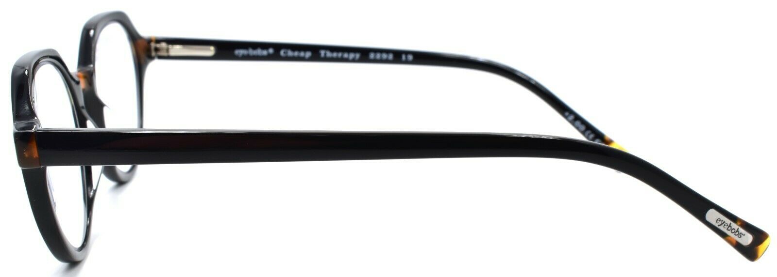 3-Eyebobs Cheap Therapy Unisex Reading Glasses Black Tortoise +2.00-842754108126-IKSpecs