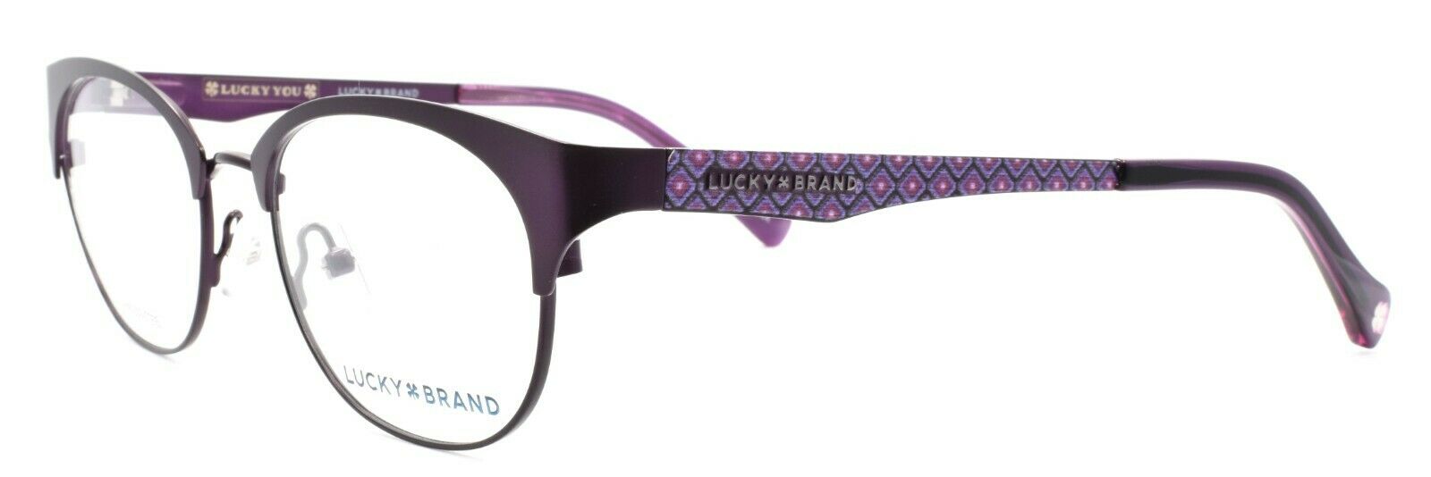 1-LUCKY BRAND D103 Women's Eyeglasses Frames 50-18-135 Purple + CASE-751286281729-IKSpecs