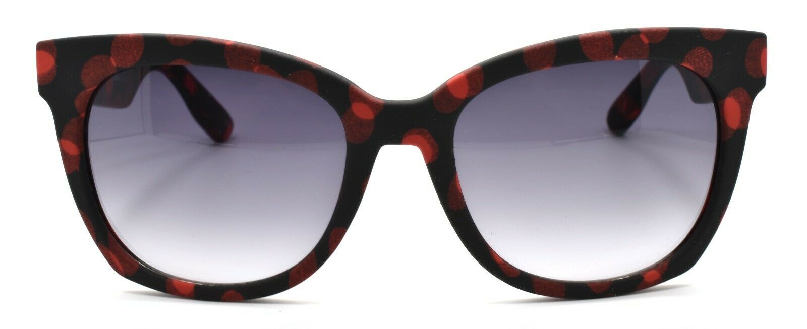 2-McQ Alexander McQueen MQ0011S 008 Women's Sunglasses Red & Black / Gray Gradient-889652010861-IKSpecs