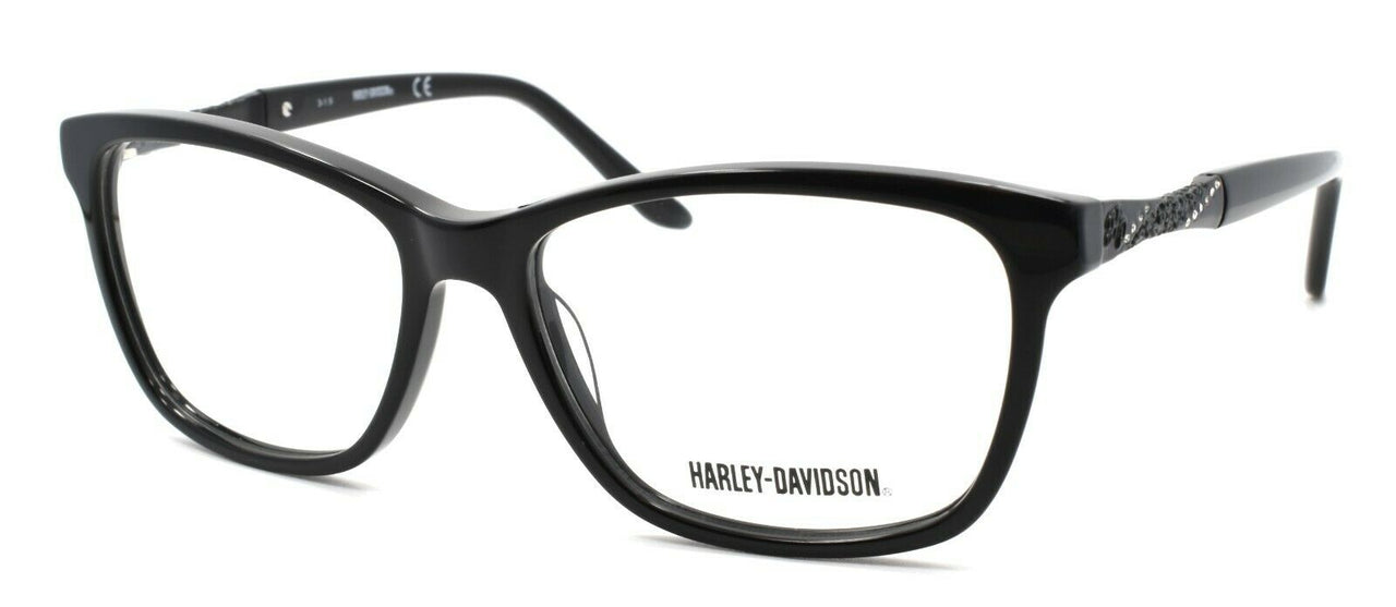 1-Harley Davidson HD0542 001 Women's Eyeglasses Frames 53-15-135 Black + CASE-664689925131-IKSpecs