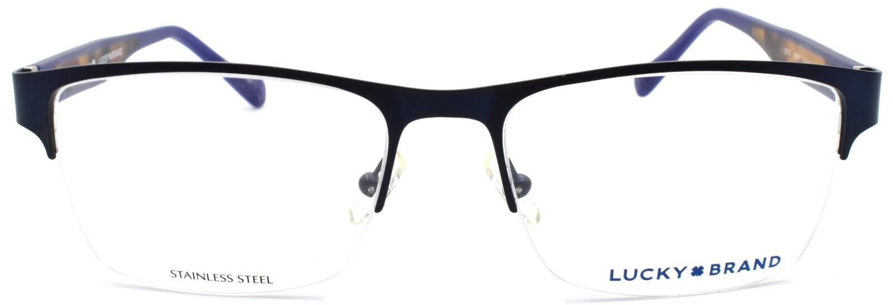 LUCKY BRAND D513 Men's Eyeglasses Frames Half-rim 53-17-140 Navy