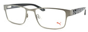 1-PUMA PU0024O 004 Men's Eyeglasses Frames 53-18-140 Ruthenium / Black-889652002217-IKSpecs