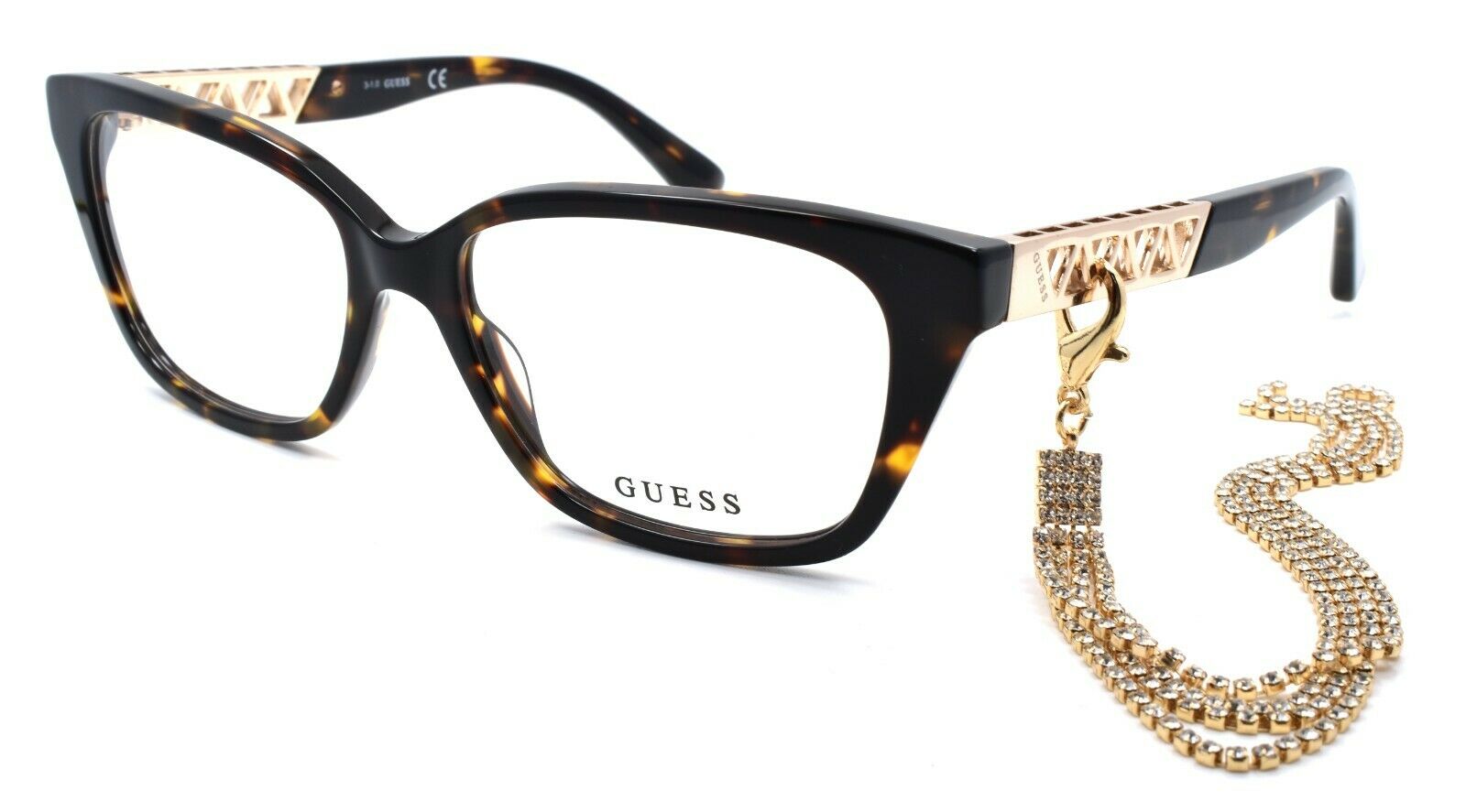 1-GUESS GU2784 052 Women's Eyeglasses Frames 55-16-140 Dark Havana-889214145765-IKSpecs