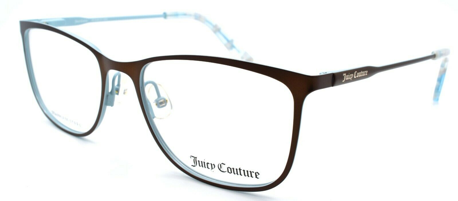 1-Juicy Couture JU178 3LG Women's Eyeglasses Frames 52-17-140 Brown / Blue-716736049687-IKSpecs