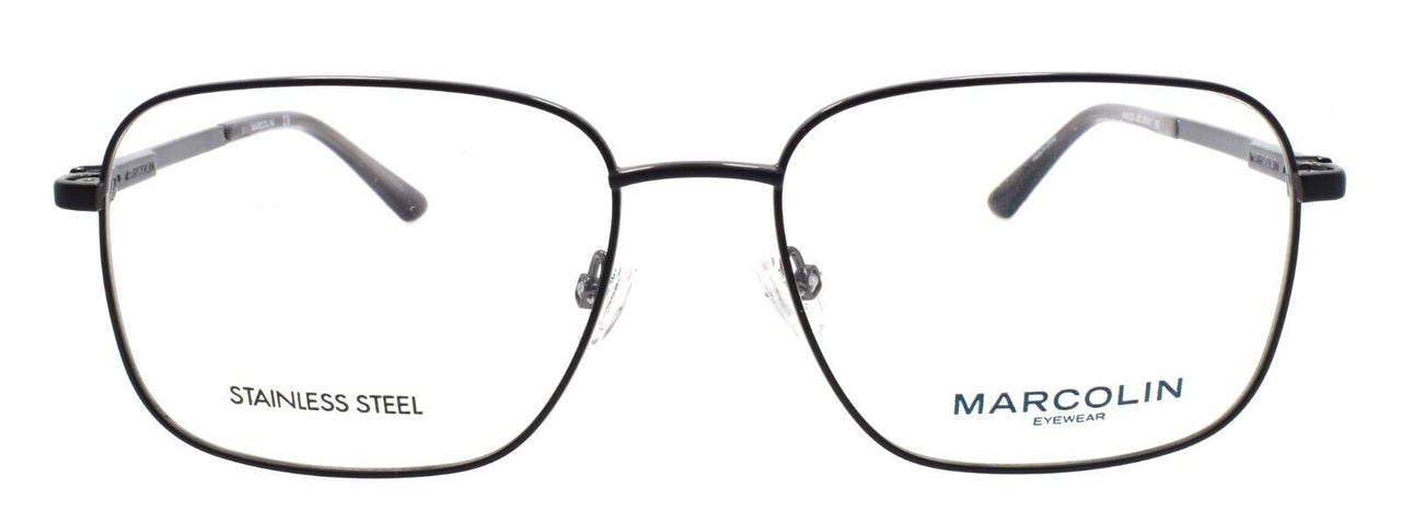 Marcolin MA3025 002 Men's Eyeglasses Frames Large 57-17-150 Matte Black