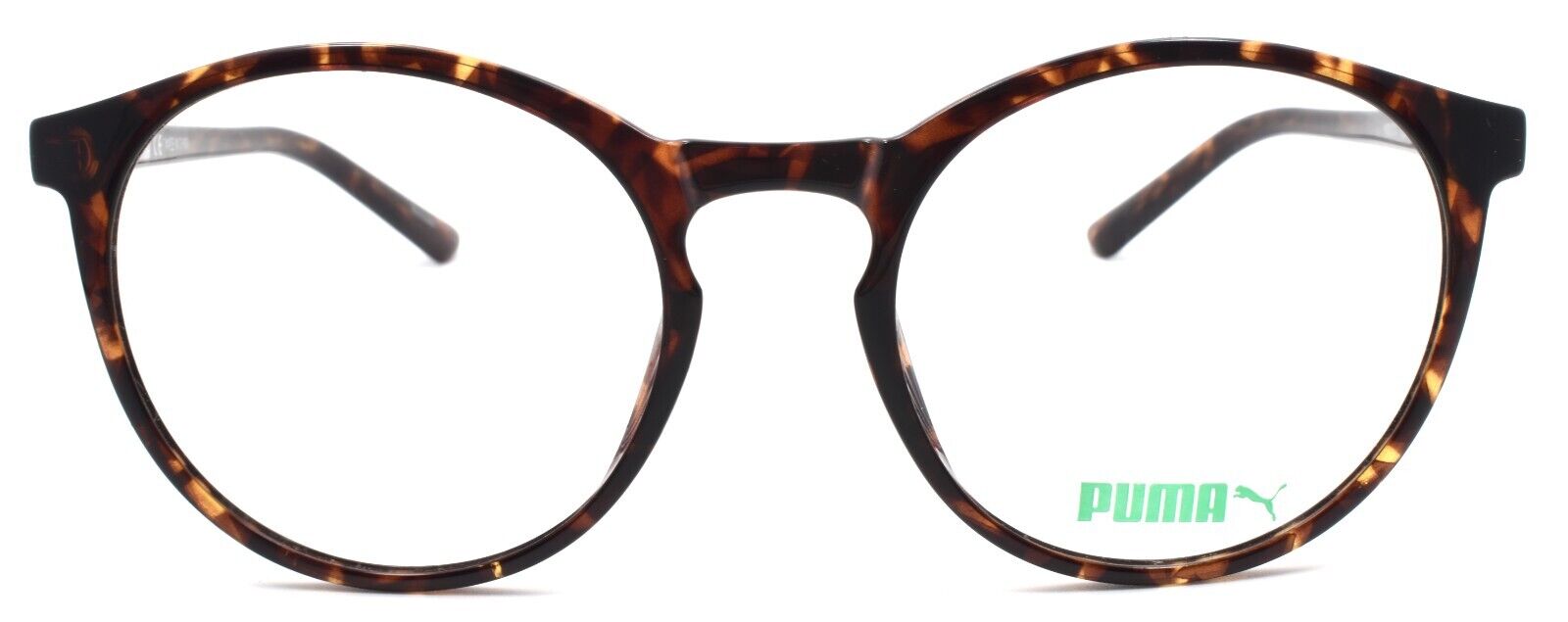 2-PUMA PU0177O 002 Eyeglasses Frames Round 52-20-145 Havana-889652144726-IKSpecs