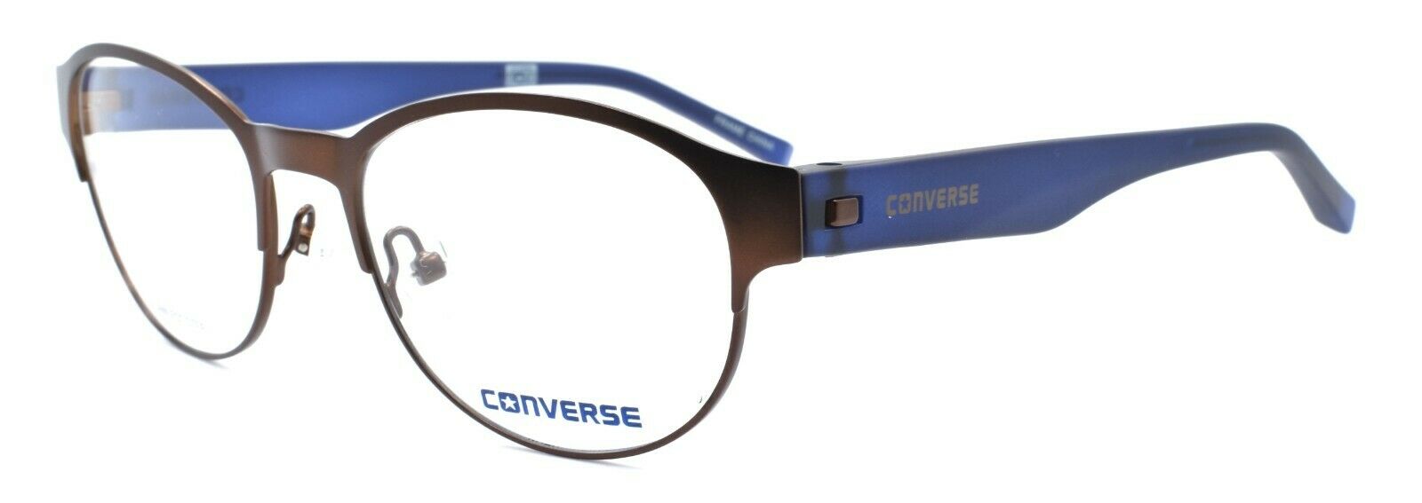 1-CONVERSE Q030 UF Women's Eyeglasses Frames 49-17-135 Brown / Blue + CASE-751286272963-IKSpecs